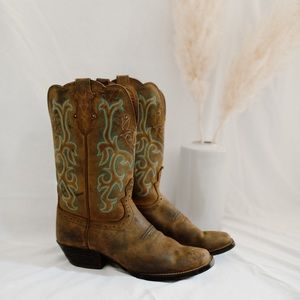 Justin’s Western Cowgirl Boot. Barely worn.